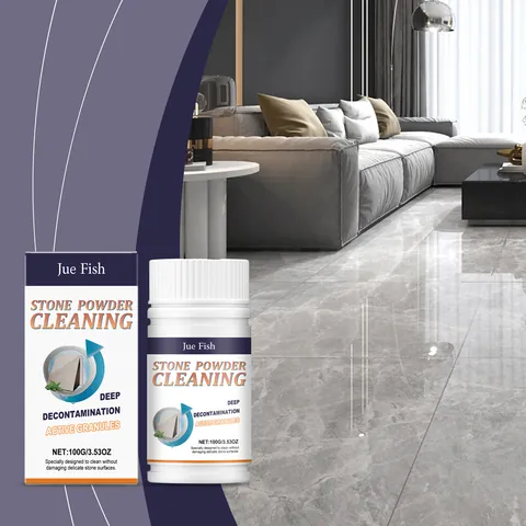 Jue Fish Stone Cleaning Powder Deep Stain Remover For Marble Ceramic Tile Scale Rust Cleaning Agent Polishing Powder