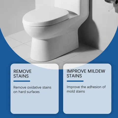 Jue Fish Household Stain Remover Gel Deep Cleaning Mold Remover For Bathroom Kitchen Walls With Cleaning Brush