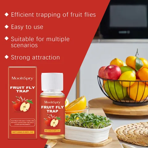 MOONSPRY Fruitvlieglokstof Geurformule Fructose Sorbitol Lokmiddel Voor Binnenkeuken Fruitvliegvanger Ongediertebestrijding In Huishouden
