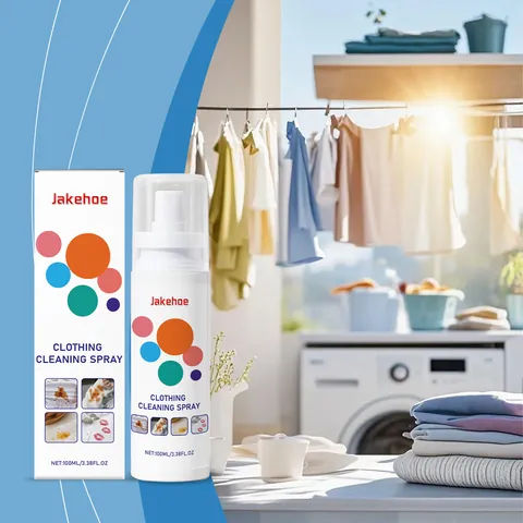 Jakehoe Spray De Nettoyage Pour Vêtements Détachant Sans Eau Portable Nettoyant Taches Huile Pour Maison Utilisation Quotidienne