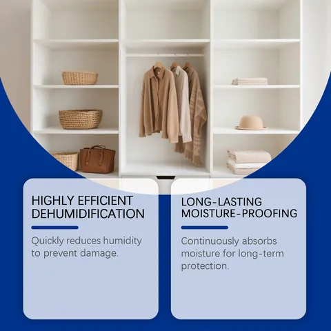 Household Desiccant Pack Dehumidifier Moisture Proof Odor Absorber For Wardrobe Shoe Cabinet Car Home Calcium Chloride Pack