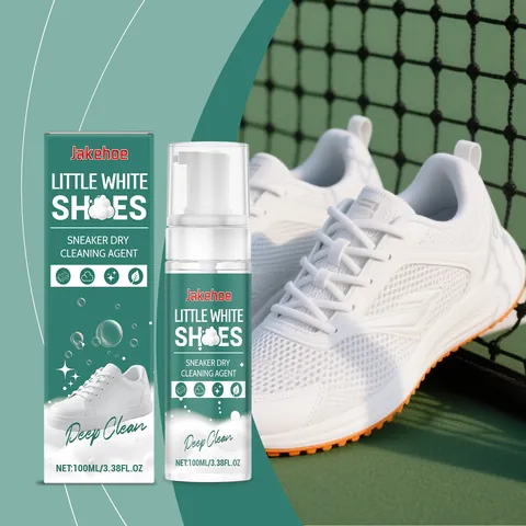 JAKEHOE Sports Shoe Foam Cleaner Waterless Deep Cleaning Gentle Formula For White Shoes Sneakers Stain Remover Solution