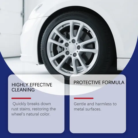 Rayhong Metal Rust Remover Spray For Car Wheel Rim Polishing Renovation Mild Decontamination Cleaner Rust Stain Removal Maintenance
