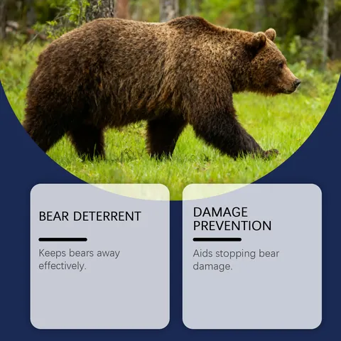 HOZONEX Berenspray Draagbare Veiligheidsspray Voor Buiten Wandelen Kamperen Wildafweer Zachte Formule