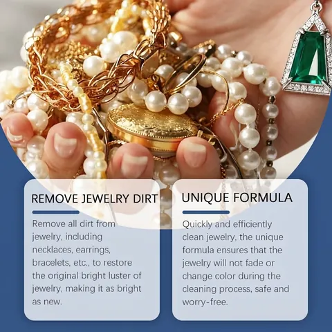Jewelry Cleaning Spray Gold Silver Precious Metal Polishing Solution For Rings Necklaces Watches Surface Stain Shine Care Liquid