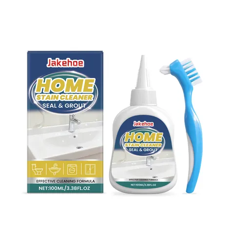Jakehoe Sodium Hypochlorite Household Stain Cleaning Gel With Brush Deep Cleaning Mold Removal Gel For Kitchen Bathroom Tile Grout Sealant Cleaner