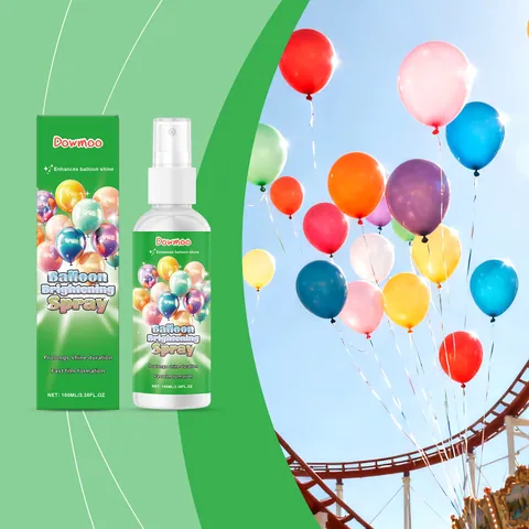 Spray de Brillance pour Ballons Longue Durée Haute Brillance Séchage Rapide Revêtement pour Décoration de Fête Ballons Latex Aluminium