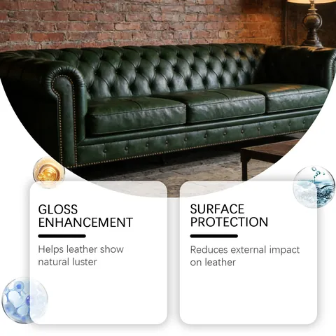Brunizo Multi Functional Leather Fix Cream Sofa Furniture Refurbishment Gloss Protection Long Lasting Leather Care Cream
