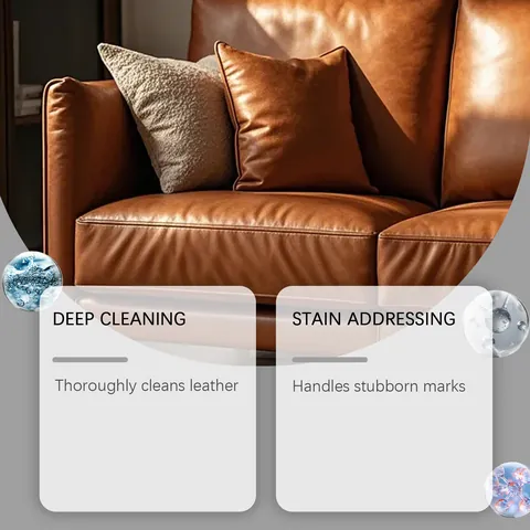 Brunizo Leather Conditioner For Furniture Multi-purpose Professional Leather Care Cream Softening Refurbishing Polishing Paste