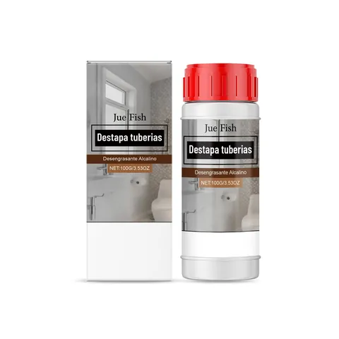 Jue Fish Powerful Pipe Dredging Agent Sink Drain Clog Remover Powder For Kitchen Bathroom Sewer Cleaning And Odor Removal