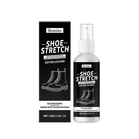Professional Leather Softener Shoe Stretch Spray Relieving Tightness Mild Formula Leather Care Solution Smooth Finish