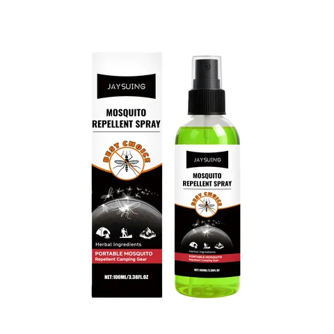 JAYSUING Draagbare Muggenwerende Spray Kruidenextract Langdurige Bescherming Voor Buiten Kamperen Huishoudelijke Insectenwering