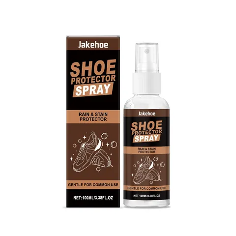 JAKEHOE Shoe Protector Spray Rain And Stain Repellent For All Materials Gentle Multi-Functional Footwear Care Cleaning Liquid Spray