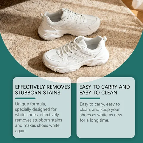 Portable Shoe Cleaner For Sneakers Gentle Decontamination Whitening Agent Daily Shoe Care Kit For All Footwear