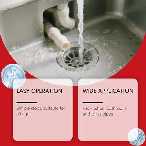 Agent de Curage de Pipeline Jue Fish Nettoyant Liquide pour Cuisine Salle de Bain Toilettes Détartrant Neutralisant d'Odeurs Déboucheur