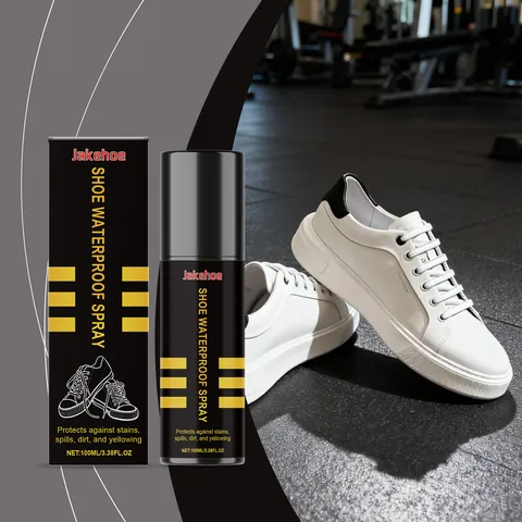 JAKEHOE Shoe Waterproof Spray Invisible Water and Stain Repellent for Sneakers Snow Boots Leather Suede Fabric Protector