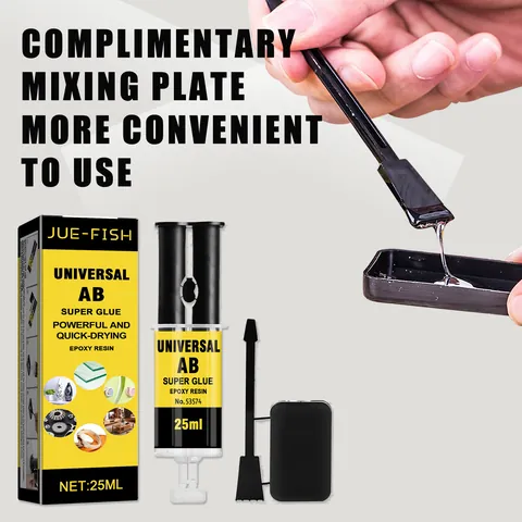 Universal AB Super Glue Strong Epoxy Resin Adhesive Kit Multi Purpose Waterproof Heat Resistant Repair Glue For Metal Wood