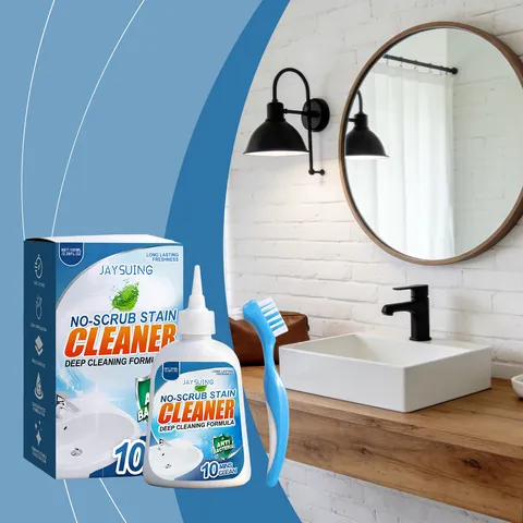 Líquido de Fórmula de Limpieza Profunda Multiusos JAYSUING Para Baño Cocina Quitamanchas Limpiador Antibacteriano Con Cepillo Set