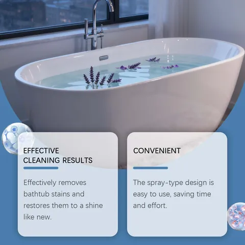 JAKEHOE Jetted Tub Cleaning Tablets Deep Stain Limescale Remover For Whirlpool Bathtub Pipe Interior Shine Restoration