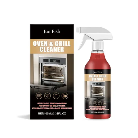 Jue Fish Limpiador de Hornos y Parrillas Potente Eliminador de Manchas de Aceite para Estufas y Sartenes Desengrasante de Cocina Eficaz Spray de Limpieza para el Hogar