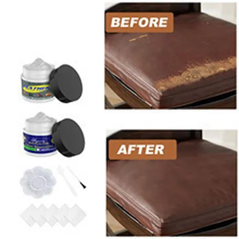 Leather Repair Cream Scratch And Crack Restoration Paste For Sofa Car Seat Jacket Shoes Furniture Maintenance Cream