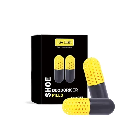 Jue Fish Shoe Deodorizer Pills For Sneakers Boots Portable Odor Eliminator Moisture Absorber For Footwear Fresh Scent