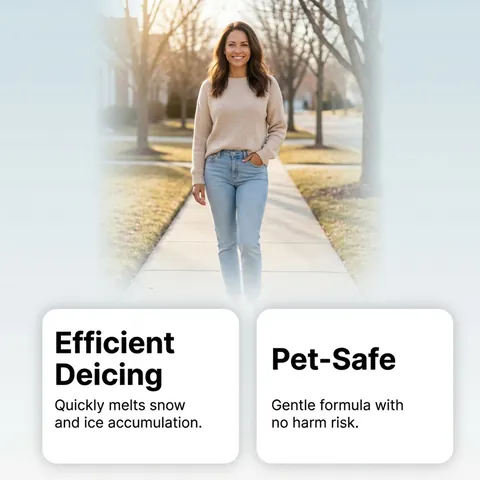 Pet Friendly Ice Melt Safe Snow Remover For Dogs Cats Paws Professional Non Toxic Formula For Winter Driveway Street Floor