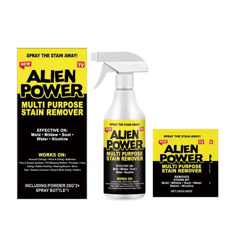 Multi-Purpose Cleaning Kit For Tile Bathtub Glass Surface Stain Remover Set With Spray Bottle And Powder Household Cleaner