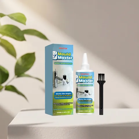 JAKEHOE Gel Antimuffa per Uso Domestico Kit di Pulizia a Penetrazione Profonda Con Spazzola per Bagno Cucina Piastrelle Pareti