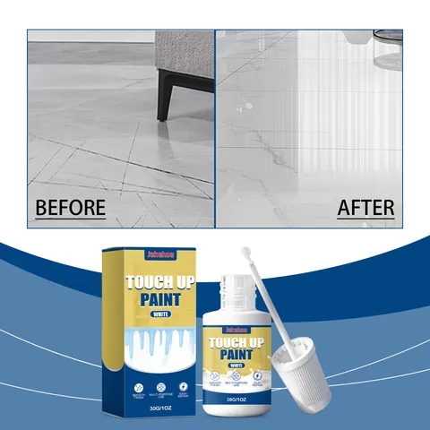 JAKEHOE Pintura de Reparación de Azulejos Blanca Impermeable Cobertura de Renovación de Cerámica Multifuncional DIY Reparación de Hogar Llenado de Huecos