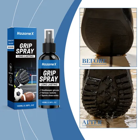 HozoneX Sport Anti-Rutsch Grip Spray Für Torwarthandschuhe Tennisschläger Basketballschuhe Schnelltrocknend Nicht Klebrig