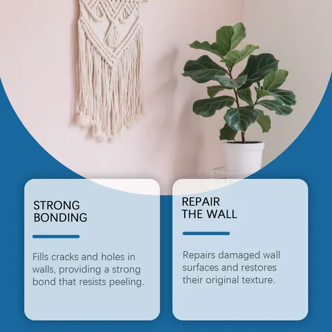 Wall Mending Agent Kit With Scraper And Nozzle Household Wall Repair Cream For Peel Crack Nail Hole Repairing White Interior Wall Paint Mender