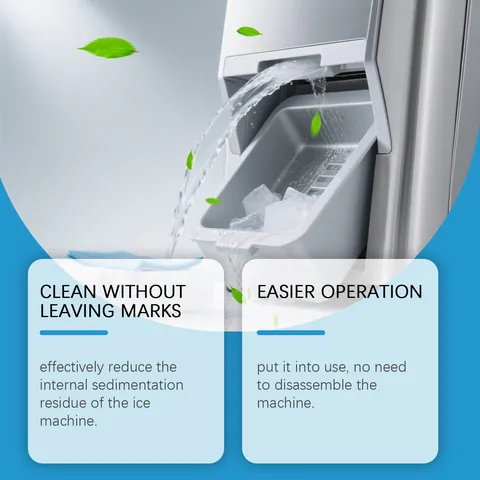 Ice Machine Cleaner Tablets Descaling Deodorizing Deep Cleaning Formula For Household Portable Ice Maker Care Maintenance