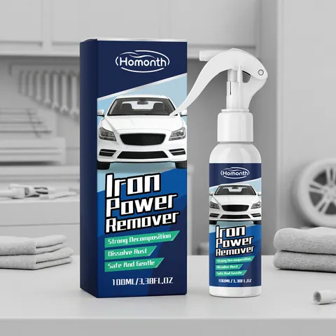 Homonth Metal Rust Remover Spray Gentle Rust Cleaning Maintenance Spray For Car Wheels And Metal Surface Care Glossy Polish