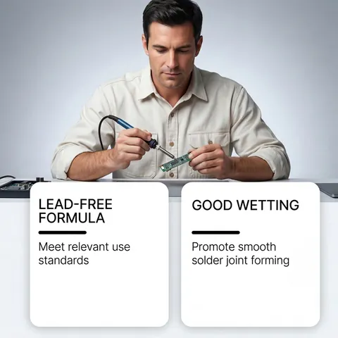 Jue Fish Soldering Flux Lead Free Solder Aid for Copper Tin Iron Metal Welding Liquid Flux for PCB Battery Repair
