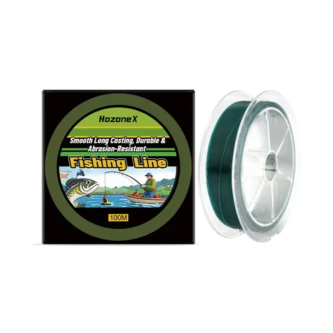 HozoneX Ligne de Pêche en Nylon Fluide Robuste Durable Résistante à l'Abrasion Lancer Long Mer Eau Douce Équipement Professionnel