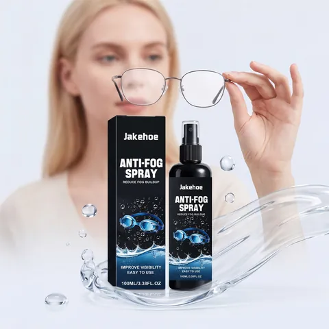 Jakehoe Anti-Fog Spray For Glasses Lenses Mild Formula Professional Long Lasting Anti-Fogging Liquid For Eyeglasses Goggles