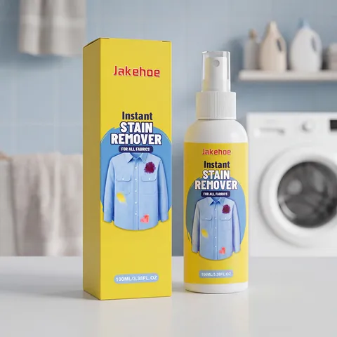 JAKEHOE Σπρέι Γρήγορης Αφαίρεσης Λεκέδων Για Ρούχα Όλα Τα Υφάσματα Άμεση Επεξεργασία Πλυσίματος Καθαριστικό Υφασμάτων Καθημερινή Χρήση