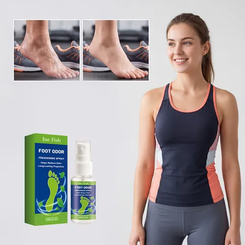 JUE FISH Shoe Deodorant Spray Fast Acting Foot Odor Remover Refreshing Spray For Sneakers And Socks Long Lasting Dryness Neutralizing Spray