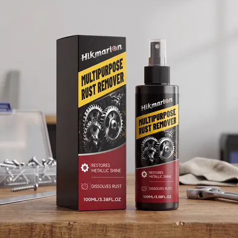 Hikmarion Multipurpose Rust Remover Spray For Metal Surface Cleaning Shine Restoration Rust Dissolver Household Maintenance Tool