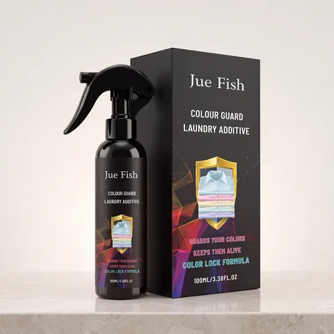 JUE FISH Wasgoed Kleurbeschermer Spray 100ml Color Lock Formule Zacht Wasverzorgingsadditief Voor Het Beschermen Van Kleding