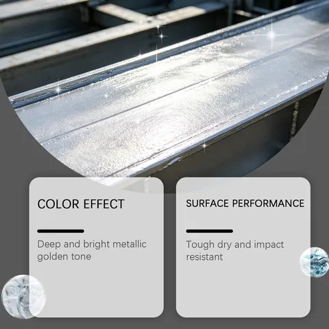 HOMEXA Pintura Metálica al Agua Plata Alto Brillo Revestimiento Antioxidante Para Barandilla de Hierro Madera Vidrio DIY