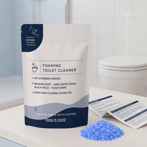 Foaming Toilet Cleaner Powder Oxygen Expansion Deep Cleaning Descaling Removal Of Stains And Odors Safe For Pipes Pipes Septic System Cleaner