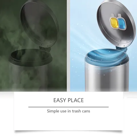 Jakehoe Dual Scent Trash Can Deodorizer With Adhesive Ocean And Osmanthus Fragrance Odor Eliminator For Kitchen Waste Bin