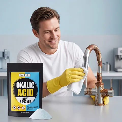 Oxalic Acid Rust Removal Powder For Car Kitchen Faucet Cleaning Heavy Duty Stainless Steel Cleaner Stain Remover Agent