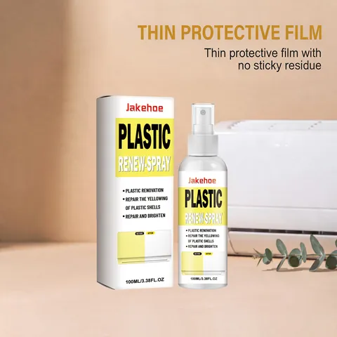 Spray Nettoyant de Rénovation du Plastique pour la Restauration des Appareils Ménagers Éclaircissant Anti Jaunissement Spray de Polissage de Surface