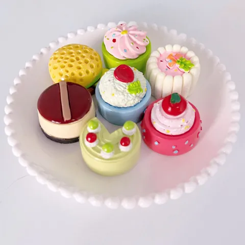 Simulation Kuchen Dessert Kühlschrankmagnet Kreative Harz Kühlschrank Aufkleber Handgefertigte Dreidimensionale Haus Küche Dekoration