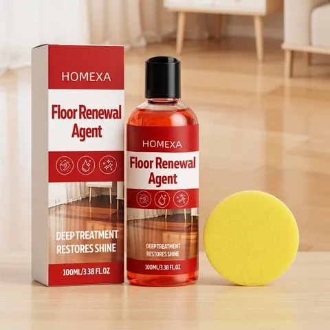 HOMEXA Floor And Tile Cleaner Gentle Formula Deep Cleaning Shine Restoration With Sponge For Wood Stone Ceramic Surfaces