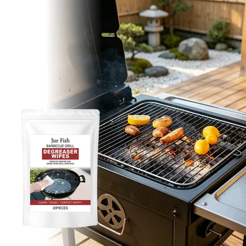 Jue Fish Μαντηλάκια Απολίπανσης Ψησταριάς Barbecue Ισχυρό Καθαριστικό Λίπους για Εξωτερικό Φούρνο Δίσκο Σκεύος Καθαρισμού