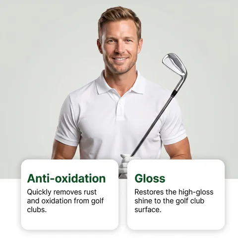 JAKEHOE Golf Club Polishing Agent Professional Mild Metal Cleaning Rust Removal Brightening Liquid Surface Care Repair Polish